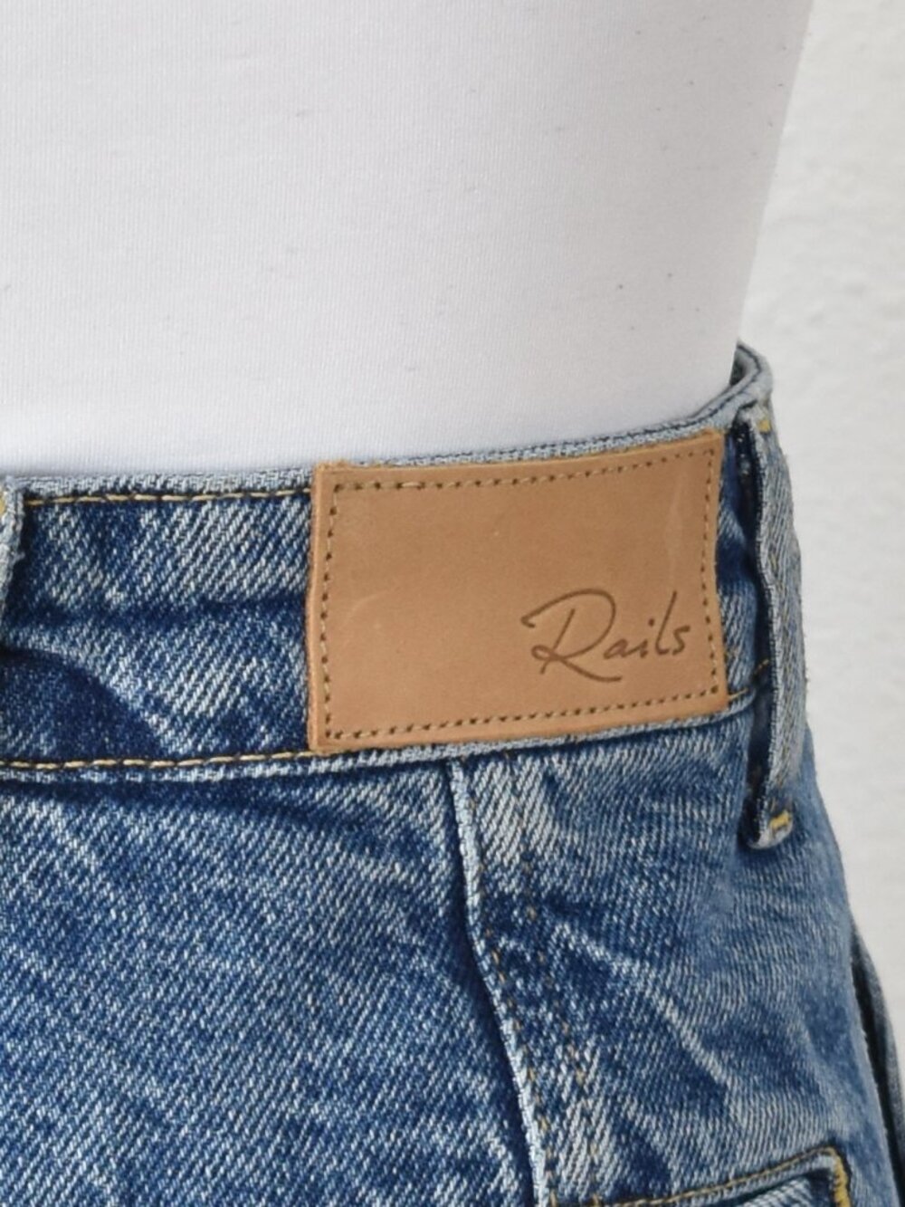 RAILS Olympic Denim Midi Skirt In Sorrento - 24 - Picture 9 of 11